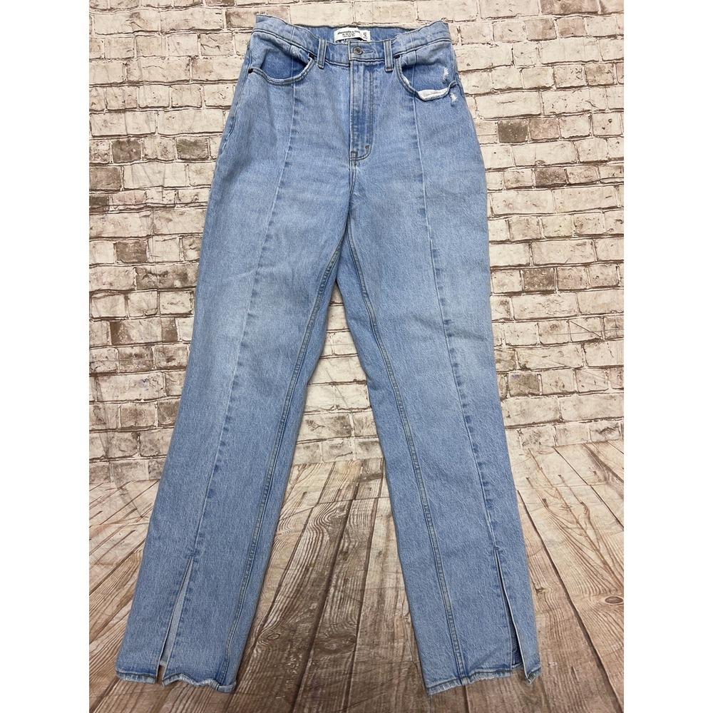Abercrombie & Fitch Jeans 4 90s Straight Ultra High Rise Jeans Womens 27 | 4 R